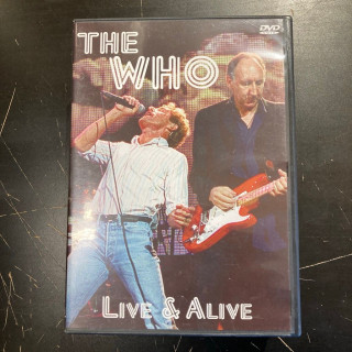 Who - Live & Alive DVD (VG/M-) -psychedelic rock-